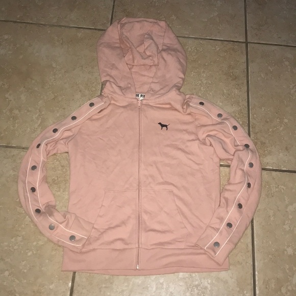 PINK Victoria's Secret Tops - Victoria’s Secret Pink Zip Hoodie Size small